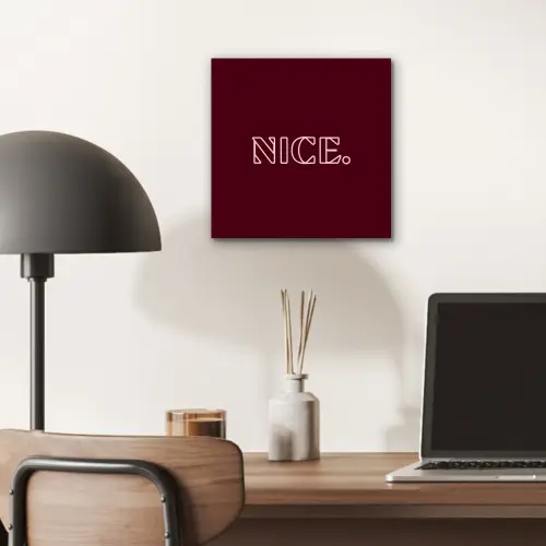Bordeaux - Nice - minimalistisch aluminium wit klein -sfeer5
