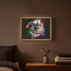 Graffiti - Sport - Snowboarden - Wintersport Light Box met batterij (Wandlamp) middel -sfeer4