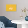 Citroenen - Illustratie - Minimalistisch - Geel poster papier klein -sfeer3