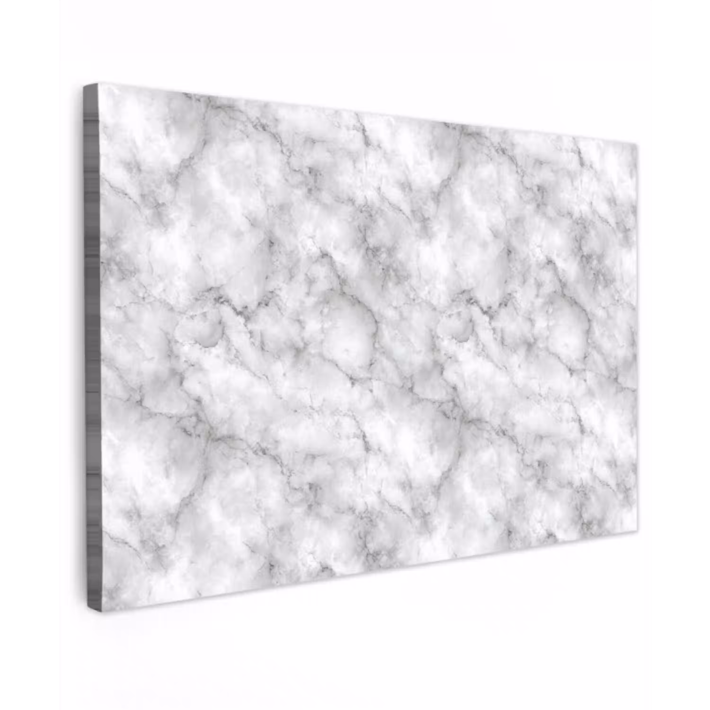 Grijs - Marmer - Klassiek - Aders canvas 2cm klein 34 -z3d