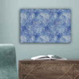 Modern - Abstract - Blauw canvas 2cm klein 34 -sfeer4