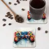 Kinder- en tiener kamer - Gaming - Game controller onderzetter kurk middel -sfeer2