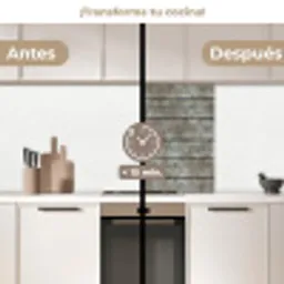 Retro - Plank - Patronen keuken achterwand 2 middel 865 -voor-na2_ES