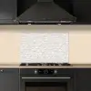 Schubben - Wit - Elegant keuken achterwand spatscherm klein 900 -sfeer1