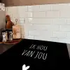Ik hou van jou - Spreuken - Quotes Inductie beschermer vinyl 3mm middel -sfeer3