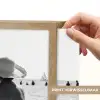 Vrouwen - Zonnehoed - Strand - Zwart - Wit Light Box met batterij (Wandlamp) middel -USP_websiteprintNL