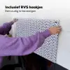 Oceaan - Bubbel - Blauw - Wit Inductie beschemer met haakjes klein 777 -ky-ophangen-nl