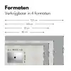 Grijs - Marmer - Aders Muismat XXL klein 681 -sfeer5