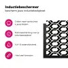 Zwart - Wit - Geometrisch - Patroon Inductie beschermer vinyl 3mm klein 276 -wsfeer2_website