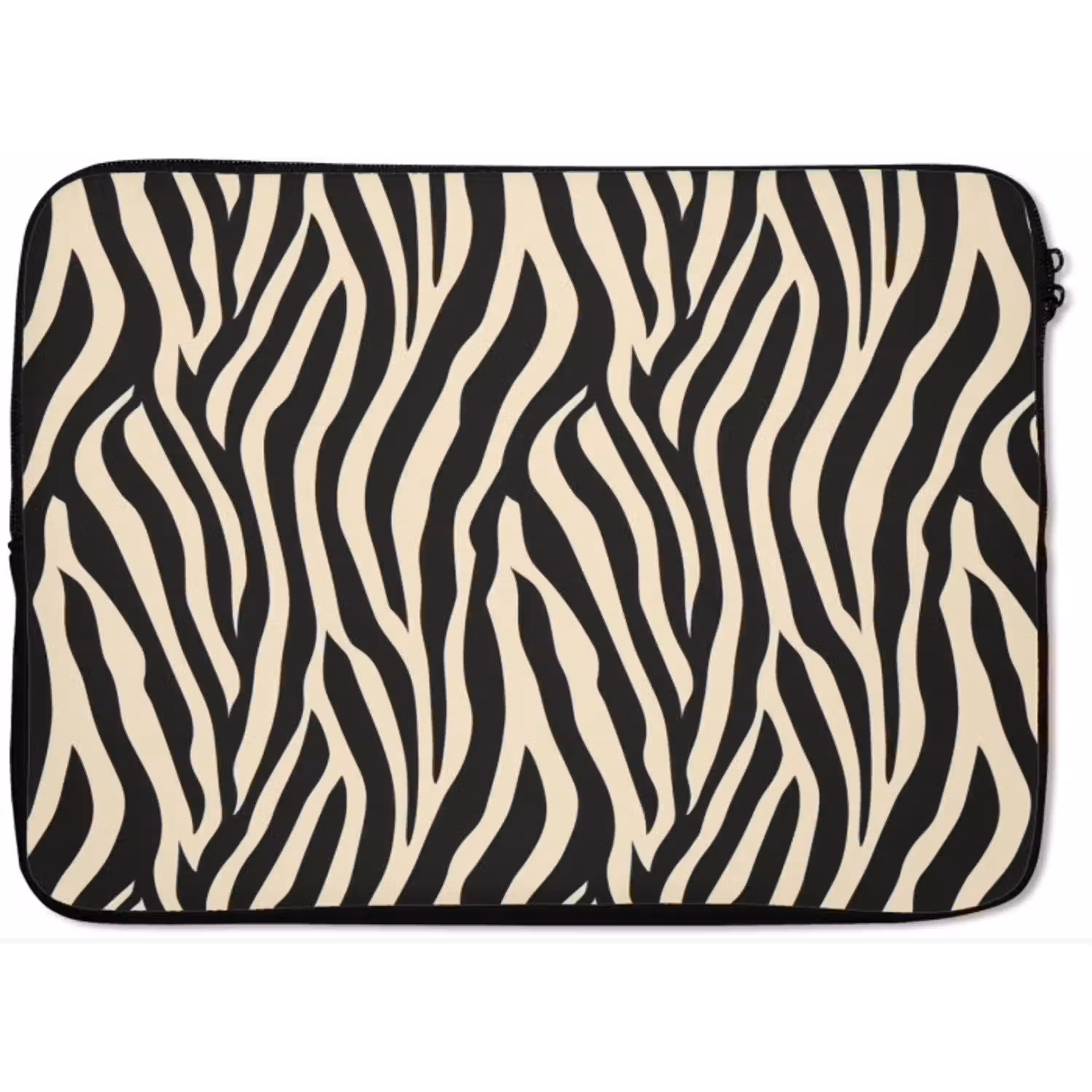 Zebra - Print - Klassiek - Zwart laptophoes neopreen klein 279 -zkaufland3dotto