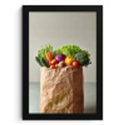 Papieren - Boodschappen - Groente - Kleurrijk KitchenYeah - Keuken - Fotolijst klein -3d
