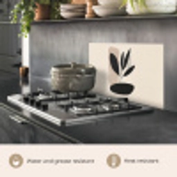 Plant - Beige - Japandi keuken achterwand spatscherm klein -usp_EN