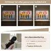 Graffiti - Kinderen - Street art - Ballon - Banksy Style Light Box met batterij (Wandlamp) middel -USP_dimbaarNL