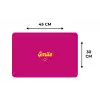 Smile - Stippen - Roze Placemat vinyl groot -specs
