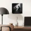 Saxofonisten - Hoeden - Rook - Licht plexiglas 5mm klein -sfeer6