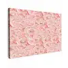 Vloeiend - Olieverf - Roze Tuinposter op houten frame 2 cm dik klein 845 -3d