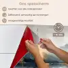 Kunst - Grijs - Goud - Abstract keuken achterwand spatscherm klein -spatscherm_NL