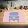 Nice - Paars - Roze Inductie beschermer vinyl 3mm klein -sfeer5