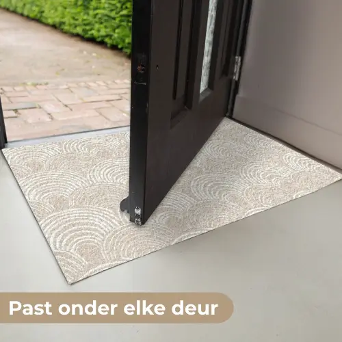 Golven - Structuur - Beige Deurmat klein 898 -USP_NL