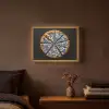 Pizza - Eten - Delftsblauw Light Box met batterij (Wandlamp) middel -sfeer4