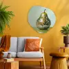 Fruit - Disco - Art - Glitter Wandcirkel Organisch Plexiglas middel -sfeer4