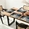 Sneeuwpop - Sneeuw - Winter - Bos Placemat vinyl groot -zzsfeer4_Kitchenyeah-website