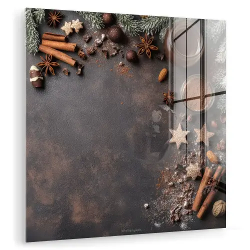 Winter - Kerst - Specerijen - Beton plexiglas 5mm klein -zzzproduct_nieuw