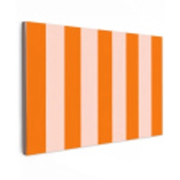 Strepen - Modern - Oranje canvas 2cm klein 34 -z3d