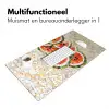 Mozaïek - Watermeloen - Rood - Pitten Muismat XXL klein -sfeer4