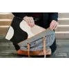 Abstract - Japandi - Beige - Modern laptophoes neopreen klein -tas