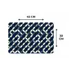 Abstract - Patroon - Blauw Placemat vinyl groot 368 -specs