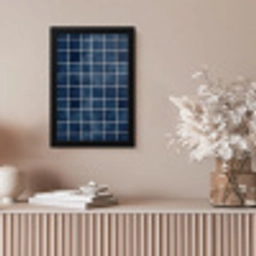 Tegel - Modern - Blauw fotolijst zwart zonder passe partout klein 224 -sfeer5