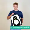 Dierenportret - Pinguïn - kinderen Rugzak - Zwart middel -sfeer7_NL