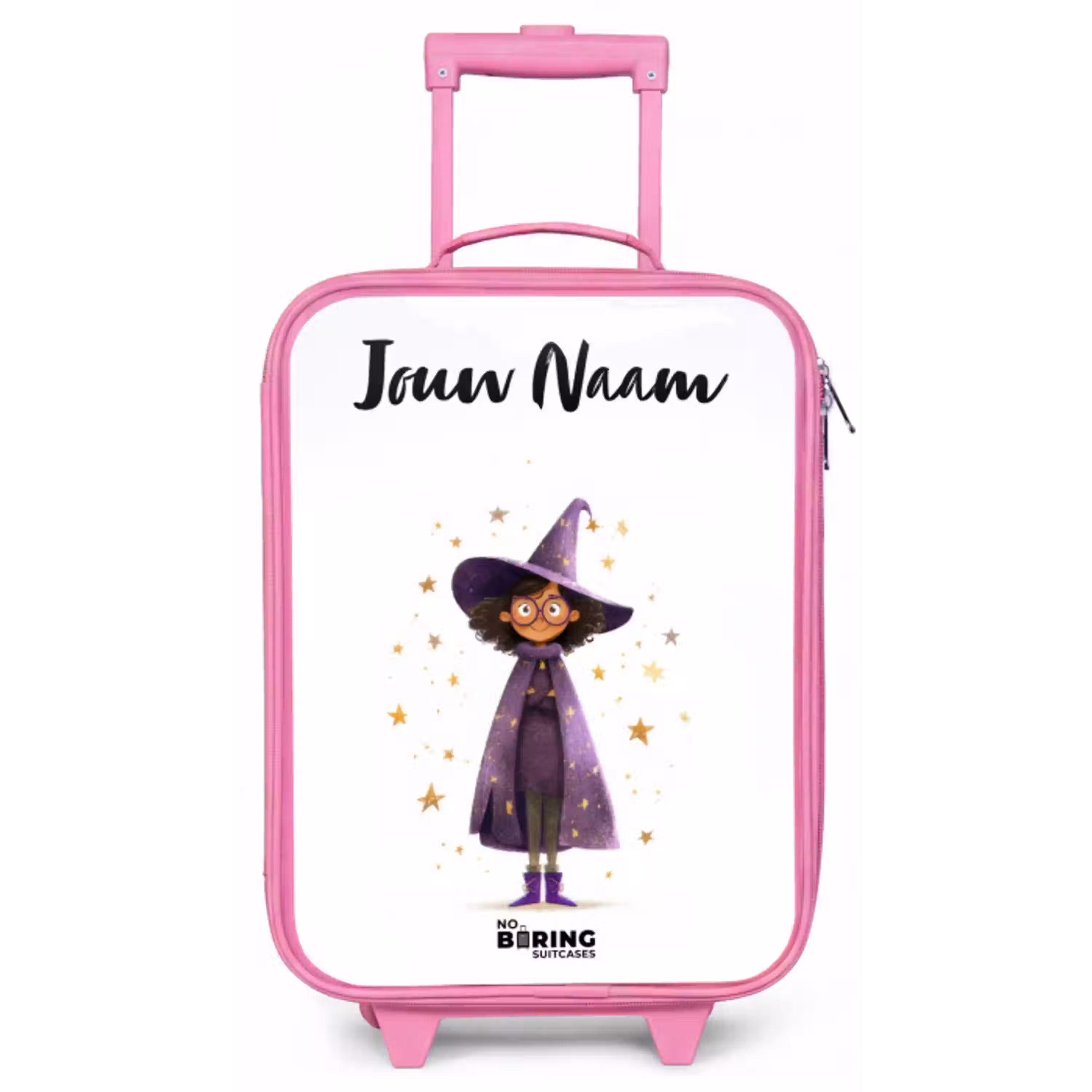 De paarse tovenaarsmantel Kinderkoffer - Roze klein -zz3dotto
