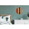 Banen - Verticaal - Kruiden - Variatie Wandcirkel aluminium klein -slaapkamer