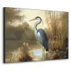 Reiger - Water - Planten Textielframe zwart klein -3d