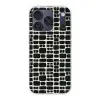 Modern - Organisch - Zwart Telefoonhoesje iPhone 17 Pro klein 878 -3d