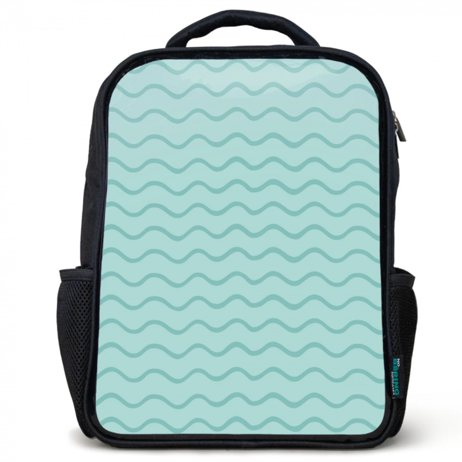 Zee - Dieren - Bluewave - Blauw Rugzak - Zwart middel 861 -3d