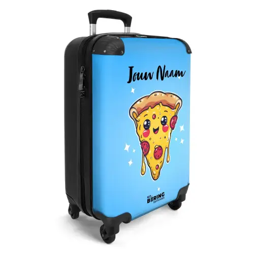 Pepino pizzarito NBS - Handbagage koffer - Kinderen Unisex middel -productfoto_3d