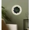 Rozet - Cirkelvormig - Donkergroen Wandcirkel behangsticker klein -sfeer2