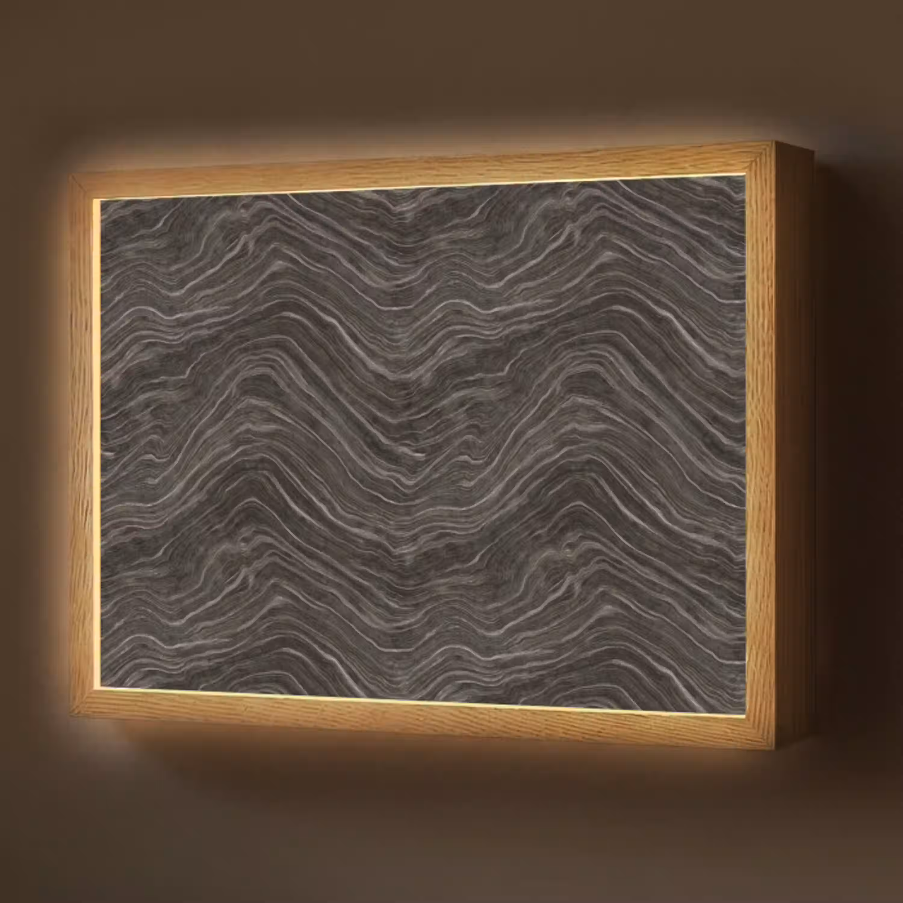 Patroon - Contrast - Antraciet Light Box met batterij (Wandlamp) middel 907 -z3d_website
