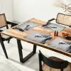 Feestelijk - Champagne - Discobal Placemat vinyl groot -zzsfeer4_Kitchenyeah-website