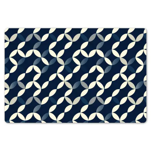Abstract - Patroon - Blauw Placemat vinyl groot 368 -zzsfeer1_Kitchenyeah-website