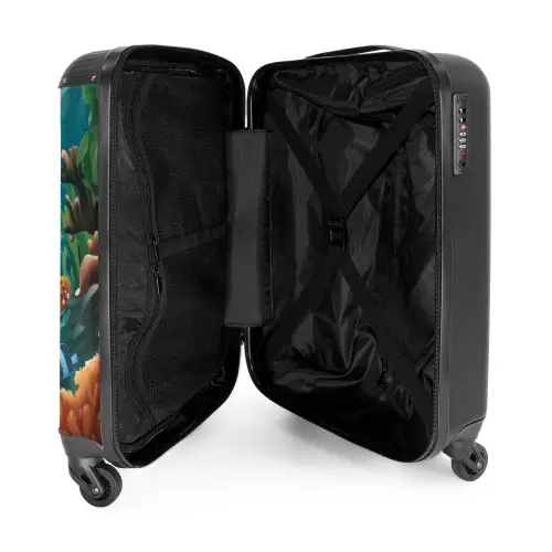 Zippy Zeeschildpad NBS - Handbagage koffer - Kinderen Unisex middel -binnenkant