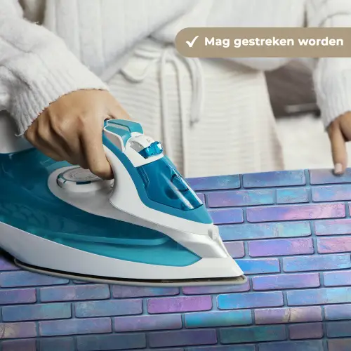 Paars - Blauwe - Muur Wandkleed katoen klein 269 -sfeer9