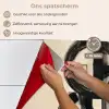 Cirkels - Lijnen - Vormen - Zwart keuken achterwand spatscherm klein -spatscherm_NL
