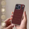 Lijnen - Patroon - Bordeaux Telefoonhoesje iPhone 17 Pro klein 878 -sfeer3_DE