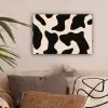 Vlekkenpatroon - Koe - Beige canvas 2cm klein -sfeer1