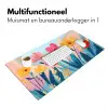 Illustratie - Bloemen - Kleurrijk Muismat XXL klein -sfeer4