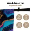 Marmer - Modern - Goud Wandkleed katoen klein -sfeer2